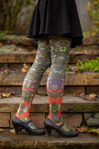 Birds Printed Tights