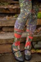 Birds Printed Tights