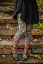 Birds Printed Tights