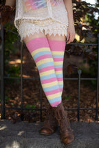 Pride Stripes Extraordinary Thigh High Socks