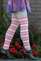 Pride Stripes Extraordinary Thigh High Socks