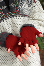 Knit Fingerless Gloves