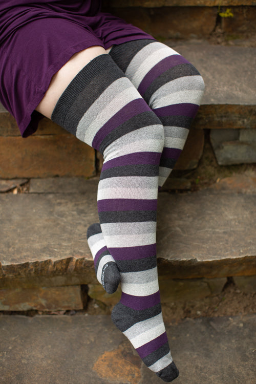Pride Stripes Extraordinary Thigh High Socks