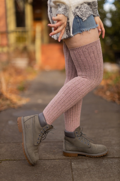 The Alaskan Thigh High â€?Merino Wool Socks