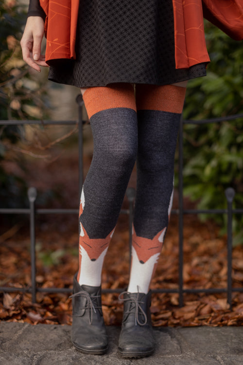 Foxy Thigh High Socks