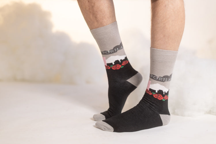 Portland Rose Crew Socks