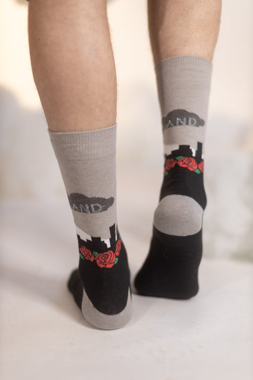 Portland Rose Crew Socks