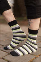 Pride Stripes Cotton Crew Socks