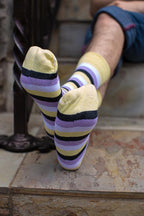 Pride Stripes Cotton Crew Socks