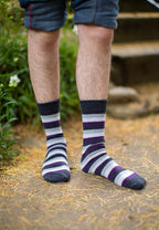 Pride Stripes Cotton Crew Socks