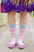 Pride Stripes Cotton Crew Socks