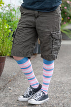 Trans Pride Stripes Knee High Socks