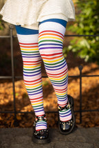 Rainbow Brights Thigh High Socks