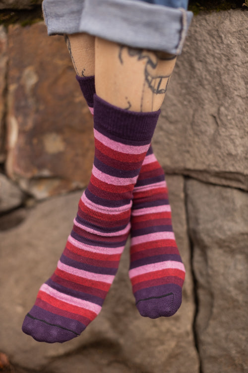 Simply Striped Tube Socks