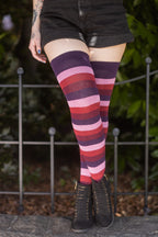Sweetheart Stripes Extraordinary Thigh High