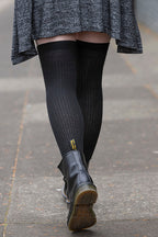 Vertical Lines Thigh High