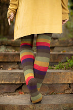 Autumn Stripes Extraordinary Thigh High