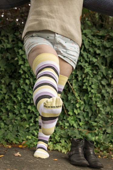 Pride Stripes Extraordinary Thigh High Socks