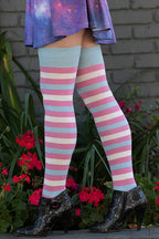 Pride Stripes Extraordinary Thigh High Socks