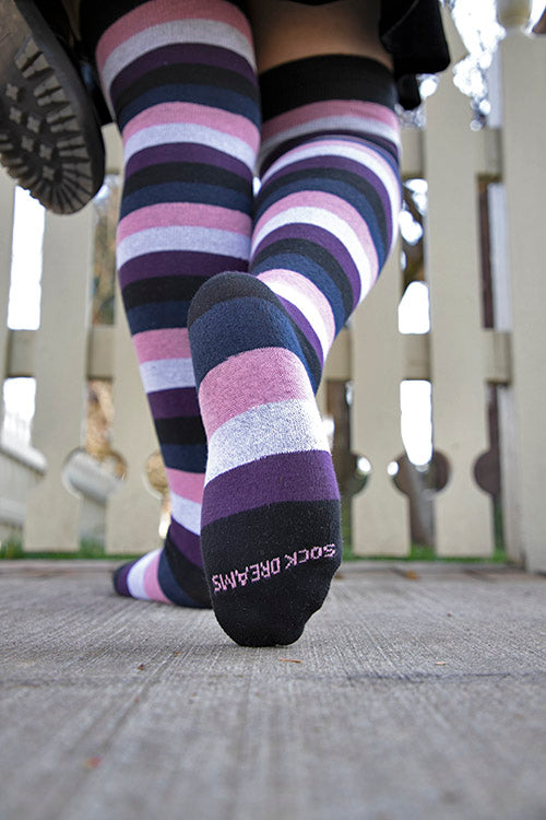Longer Pride Stripes Extraordinary Tube Socks