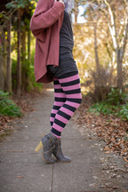 Longer Striped Extraordinary Thigh High Socks
