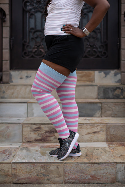 Longer Pride Stripes Extraordinary Tube Socks