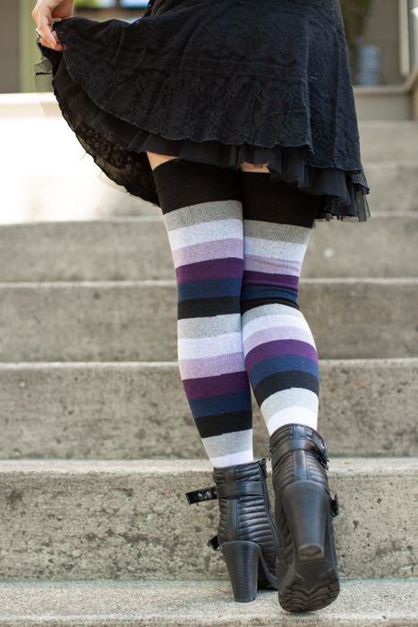 Elemental Stripes Extraordinary Thigh High