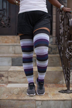 Longer Elemental Stripe Extraordinary Socks