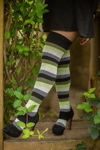 Pride Stripes Extraordinary Thigh High Socks