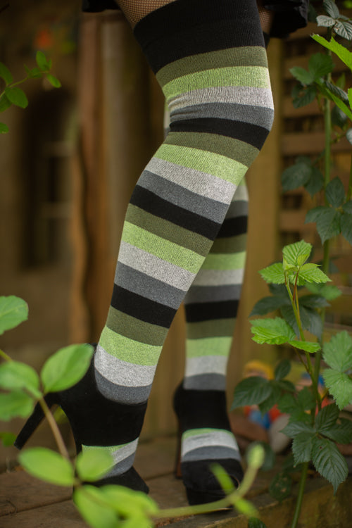 Pride Stripes Extraordinary Thigh High Socks