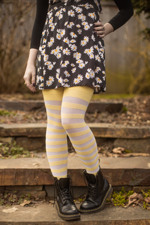 Gossamer Stripes Extraordinary Thigh High - Clearance Colors