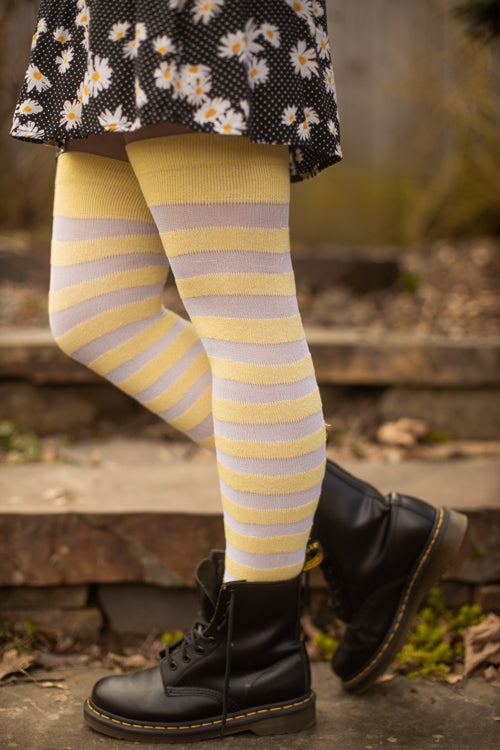 Gossamer Stripes Extraordinary Thigh High - Clearance Colors