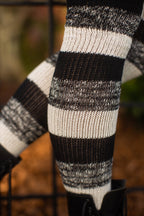 Cookies and Cream Thigh High Socks