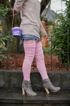 Longer M45 Ribbed Thigh High with Roll Top