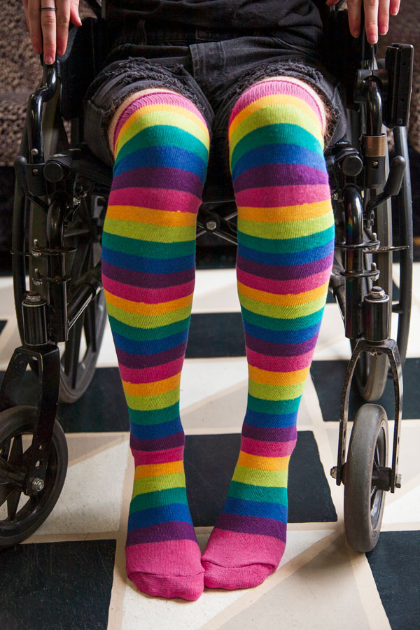Rainbow Dreams Knee Socks - Bright Rainbow