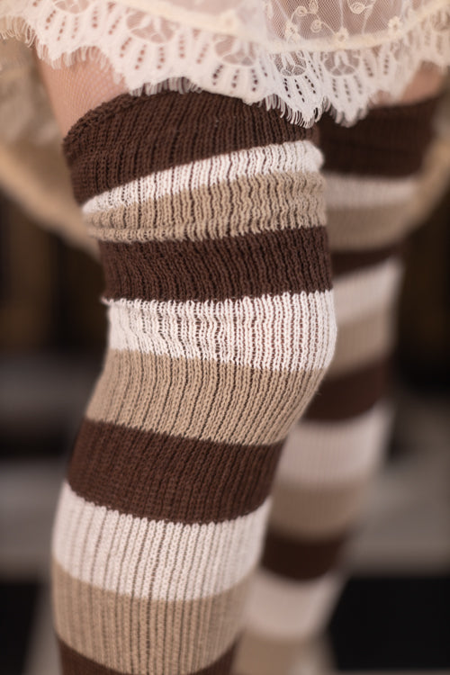 S'mores Stripes Thigh High