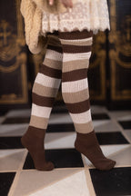 S'mores Stripes Thigh High
