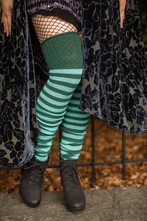 Super Stripes Thigh High Socks