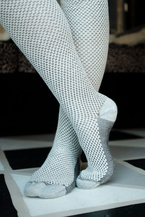 Wool Waffle Extraordinary Thigh High