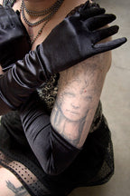 Extra Long Satin Gloves