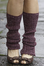 Ribbed Knit Leg Warmers