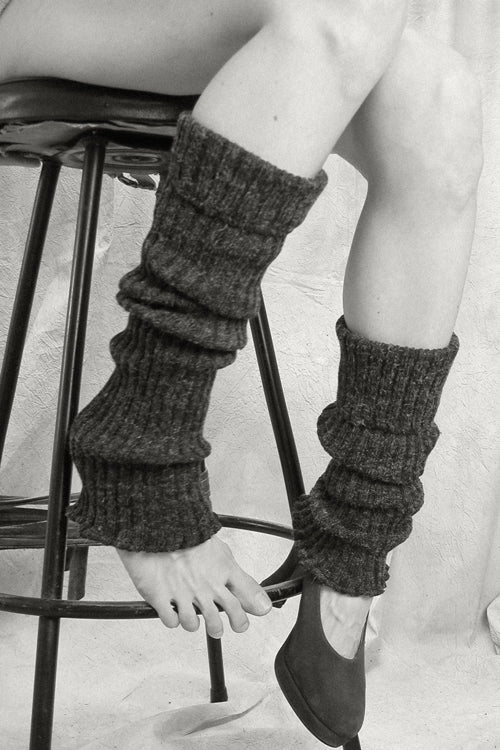 Ribbed Knit Leg Warmers