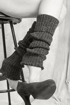 Ribbed Knit Leg Warmers