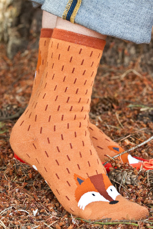Fox Slipper Socks