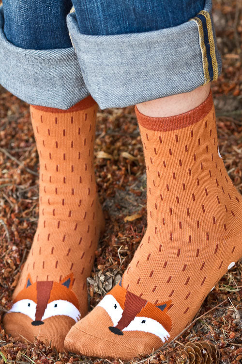 Fox Slipper Socks
