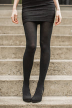 Bamboo Rayon Ribbed Tights