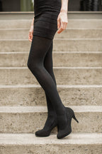 Bamboo Rayon Ribbed Tights