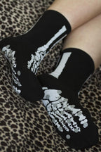 Skeleton Bones Slipper Socks