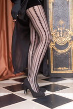 Vertical Chains Net Tights