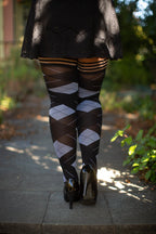 Kimmie Argyle Thigh High with Stay-Up Top